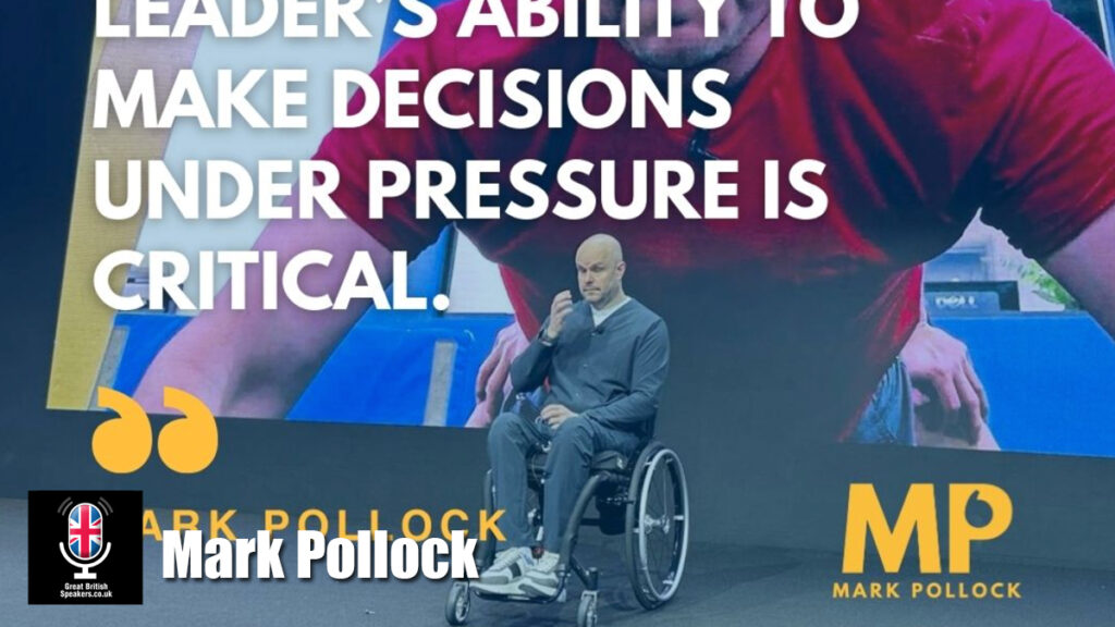 Mark Pollock hire explorer speaker book at agent Great British Speakers